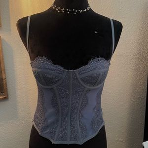 Urban Outfitters Blue Corset